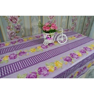 Plastic Dining Table Cloth / Square Wateeproof Cloth / Rectangular Square Dining Table Cloth 140x180