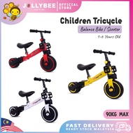 Jollybee Children's Multifunction Tricycle (3 Wheels) 3-in-1 Scooter Balance Adjustable Bike Ride No