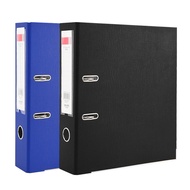 Perforated Quick Work Folder A4 Folder Black Blue Quick Work Folder 2-Hole D-Type Folder Office Fold