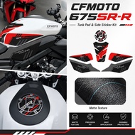 Motorcycle Fuel Tank Cover Waterproof Thick Matte Sticker for CF 675SR-R 675SR R  CFMOTO 675SR-R 675