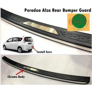 Cover Bumper Belakang/ Rear Bumper Guard Perodua Alza *For Alza 2009-2018*