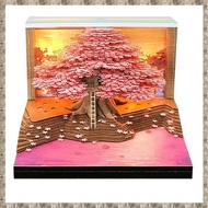[zv0lma8i] 2026 Paper Carving Calendar Commemorative Gift  Desktop Decoration 3D Stereoscopic Memo B