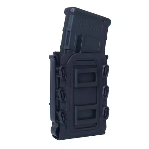 Molle Tactical Mag Pouch Quick Release for AR15 M4 5.56/7.62mm Scorpion Fast Mag Holster Adjustable 