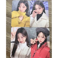 Genuine IVE Jang Wonyoung Eider rounded corner Photocard