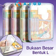 AOBO/ Folder Bag File Bag Handle Folder File Clear Holder Waterproof Multi Layer Document Bag A4 Fol