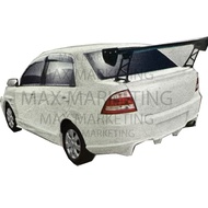 PROTON SAGA BLM REAR BUMPER  EVO X (FIBER GETAH ) SKIRT LIP BODYKIT