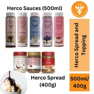 HERCO SPREAD/ KINDER BUENO SAUCE HAZELNUT MILK SPREAD/HONEY CRACKER/CRISPY COCONUT/STRAWBERRY/BLUEBERRY/DARK CHOCO