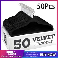 50pcs Non-Slip Velvet Hangers