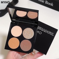 MYHO Eye Shadow Four Colors Matte Fine Shimmer Long Lasting Color Natural Delicate Eye Shadow Eye Ma