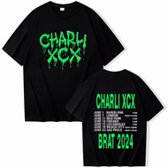Charlie Xc Brand Short Sleeve T-Shirt Harajuku V-Neck Casual 71738