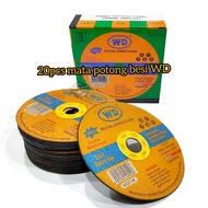 wd potong besi batu wd 1 dus batu potong wd 20 pcs Batu Potong WD 105 X 1.2 X 16MM Mata Gerinda ( WD