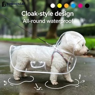 YTAR  XL-8XL Waterproof Pet Dog Clothes Transparent Raincoats Dogs Rain Coat Outdoor Jackets Pet Sup