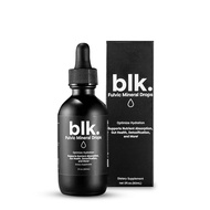blk. PH 8+ Natural Mineral Alkaline Water Drops Electrolyte Infused with Fulvic and Amino Acids, Zer