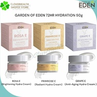 Garden of EDEN 72hr Hydration Cream 50g(Grape E/ Rosa E/ Primrose E)