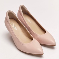 Choushoes รองเท้าหนังแกะ รุ่น  Collin Heels สูง 2 นิ้ว รุ่นขายดีอันดับ 1 รองเท้าส้นสูงหนัง รองเท้าใส่ทำงาน รองเท้าผู้หญิง