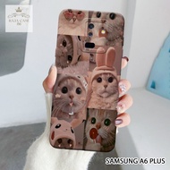 HP Samsung A6 Plus Case - Rajacase - Samsung A6 Plus casing - Aesthetic case Motif - Cellphone prote