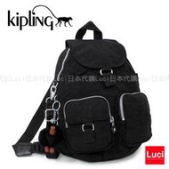KIPLING 2017年款 後背包 K13108 FIREFLY 900 黑色  LUCI 日本代購