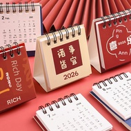 calendar 2026 2026 calendar Cartoon Cartoon Mini Ornaments New Year Student Self-discipline Desk Cal