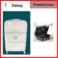 Suitable for DELSEY Luggage Protective Cover DELSEY Trolley Case Cover Transparent Non-Removable Sui