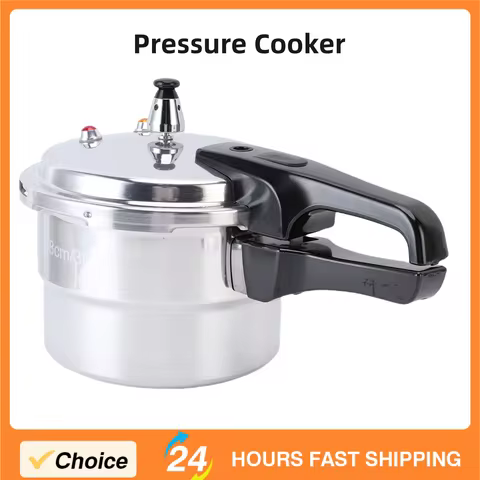 Pressure Cooker With Steam Rack for Kitchen 3L Explosion Proof Aluminium Alloy Safety Stovetop Fast 