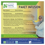 Layanan Infus Immune Booster VIT C INFUS by NMC Lab Klinik