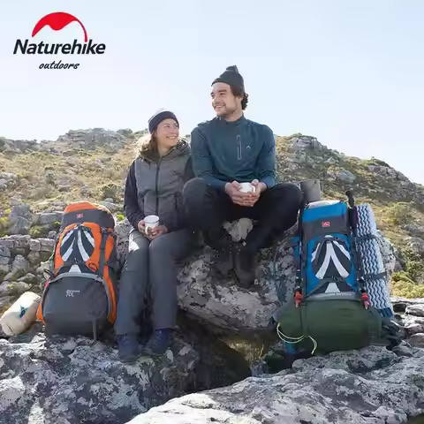 Naturehike 70L Mountaineering Backpack Outdoor Hiking Backpack Leisure Sports Tourism Backpack