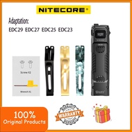 NITECORE accessories are compatible with EDC29 EDC27 EDC25 EDC23 accessories with bi-directional bac