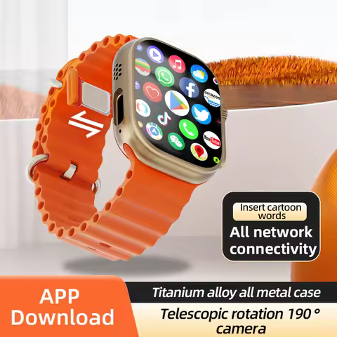 CD12 MAX Smart Watch 2.39inch Amoled 5G LTE OS 15.0 Smartwatch with Rotary Camera GPS WiFi Compass S