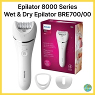 [PHILIPS] Epilator 8000 Series Wet & Dry Epilator BRE700/00 | Hair Removal Device with Precision Epi