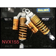 ABSORBER OHLINS NVX 155 / NMAX 150 V2 / NVX155 V1 V2 275mm 305mm 320mm 1 PAIR OHLIN HEAVY DUTY ADJUS