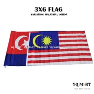 3X6 Malaysia Flag Johor Flag Bendera Malaysia Bendera Johor