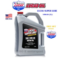 LUCAS ENGINE OIL 10W-40 SUPER LUBE SYNTHETIC BLEND - 5L