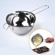 Stainless Steel Chocolate Melting Pot Butter Heating Bowl Milk Heating Pan Cheese Fondue Maker Bakin