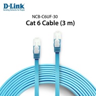 Official D-Link NCB-C6UF-30 Cat 6 / Cat6 UTP High Speed 3M Durable - Gigabit Speed 1000Mbps