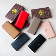 Tory Burch New Cross Pattern Cowhide Folding Wallet