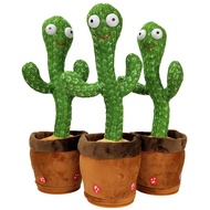 120 Songs Cactus / Huggy Wuggy  Dance &amp; Talking &amp; Record TikTok USB Rechargeable Plush Toy Dancing Cactus