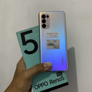 oppo reno 5 5G 8/128 gb bekas fullset