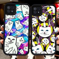 S-1 Finger cat Case Case for OPPO Reno 6 A74 5 F19 A95 F19S Find X3 Lite 5G Cover