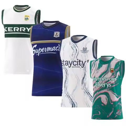 2024 2025 GAA Singlet Jersey - Cork Kerry Tipperary Mayo Clare Dublin Donegal Offaly down Derry - T-