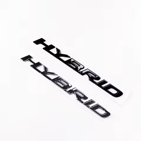 ABS Car Body Side Emblem Sticker Rear Trunk Badge Decal for Lexus HYBRID IS200 IS250 ES200 ES250 ES3