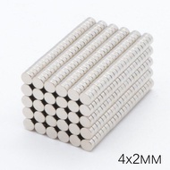 50ชิ้น แม่เหล็กแรงสูง 4x2มิล แม่เหล็ก Magnet Neodymium 4*2มิล แม่เหล็กแรงสูง กลมแบน 4x2mm แรงดูดสูง 