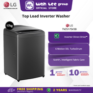 LG 17kg Top Load Washing Machine TV2517SV3B with AI Direct Drive™ Intelligent Fabric Care Mesin Basu