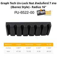 Graph Tech Un-Lock Nut Model PU-6522-00 For 7-String Guitar (Ibanez Style)-Radius 16"-1