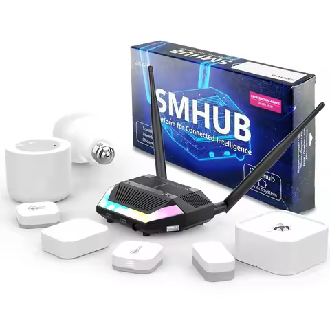 SMHUB Early Adopter Version | Multi-Radio Smart Hub with Zigbee2MQTT, Matterbridge, Node-RED | Zigbe