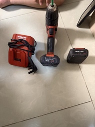 HILTI喜利得12V無線電鑽全套連雙電池+原裝充電器