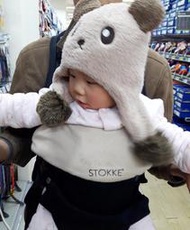 【Stokke MyCarrier】丹麥 3合1嬰兒 背巾 背帶 黑色涼感透氣款