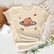 Bubu Và Dudu top nữ mùa hè Y2K manga Tee nữ truyện tranh Quần áo Nhật Bản S-5XL