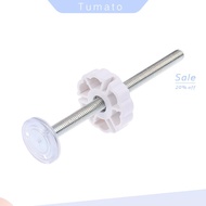Tumato 1 4pcs White M8 M10 Baby Gate Spare Kit - Pressure Fit Spindles Screw Bolts For Safety Gates