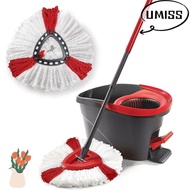 UMISTYDREAM9IQ0 Mop Head 360° Triangle Easy Clean Microfiber for O-Cedar/Vileda