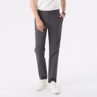 LTD กางเกง ผ้าชิโน่ ทรงสลิม ผู้ชาย สีเทาเข้ม | Slim Fit Chino Pants | 03560